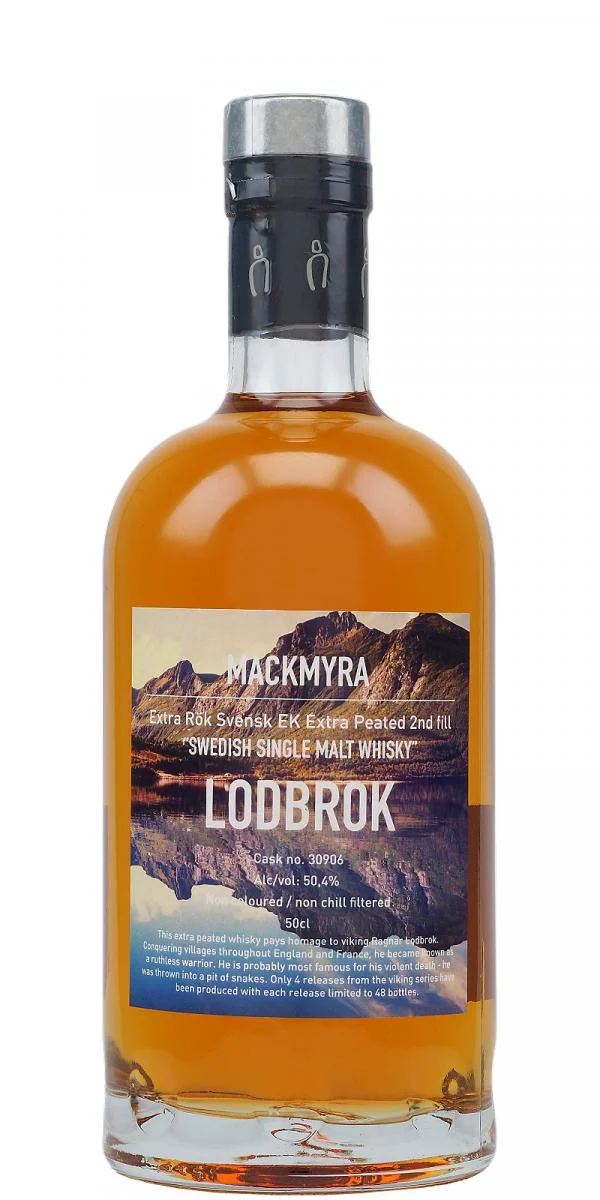 Mackmyra Lodbrok Viking Series (Cask #30906) 2018 Release Single Malt Whisky | 500ML - Whiskey