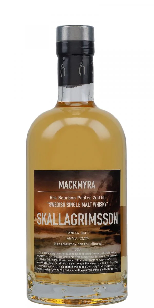 Mackmyra Skallagrimsson Viking Series (Cask #30317) 2018 Release Single Malt Whisky | 500ML - Whiskey