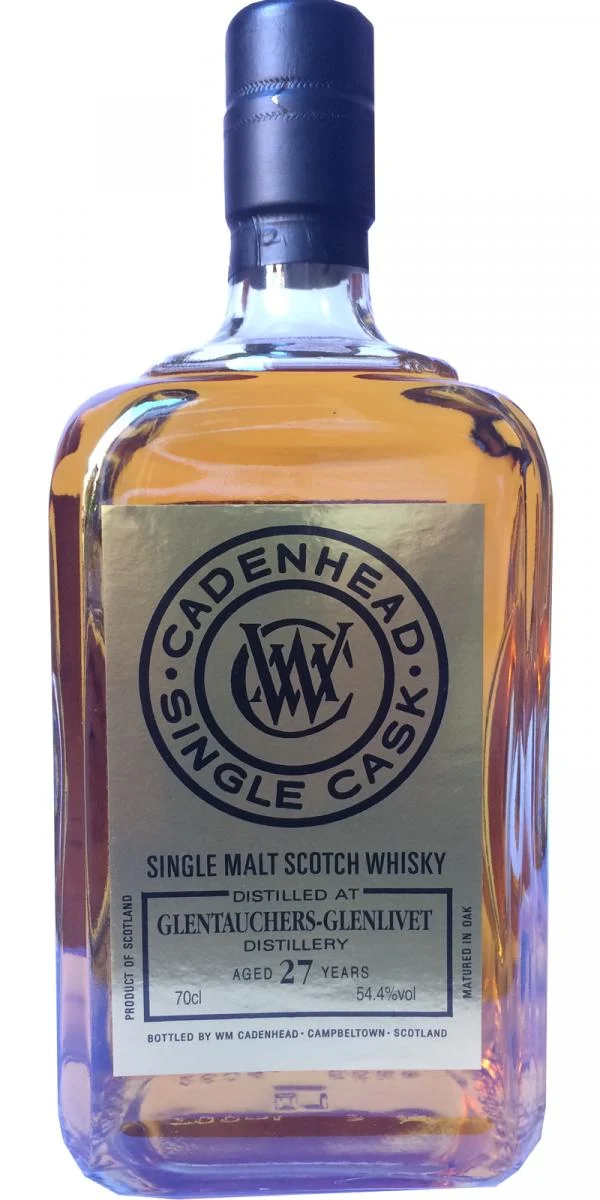 Glentauchers 1990 (Cadenhead's) Single Cask 27 Year Old 2018 Release Single Malt Scotch Whisky | 700ML - Whiskey