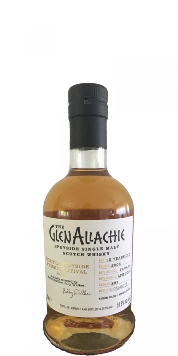 Glenallachie 2006 (12 Year Old) Spirit of Speyside Whiskey Festival 2018 (Cask #897) Single Malt Scotch Whisky | 500ML