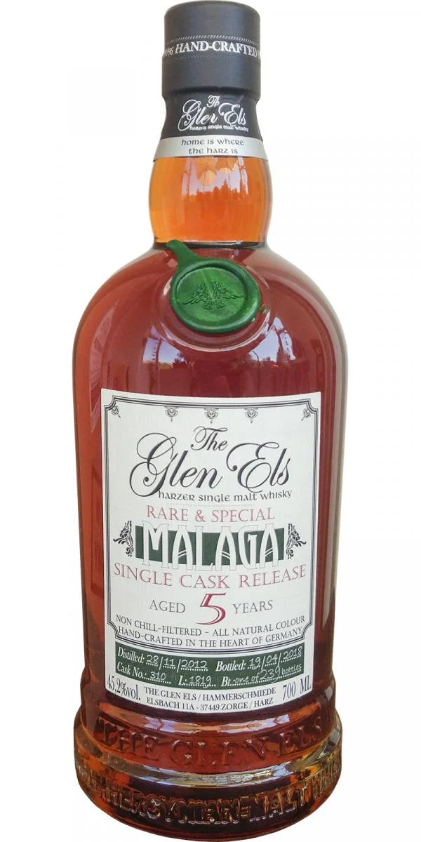 Glen Els 2012 Rare & Special - Malaga (Cask #310) 5 Year Old 2018 Release Single Malt Whisky | 700ML