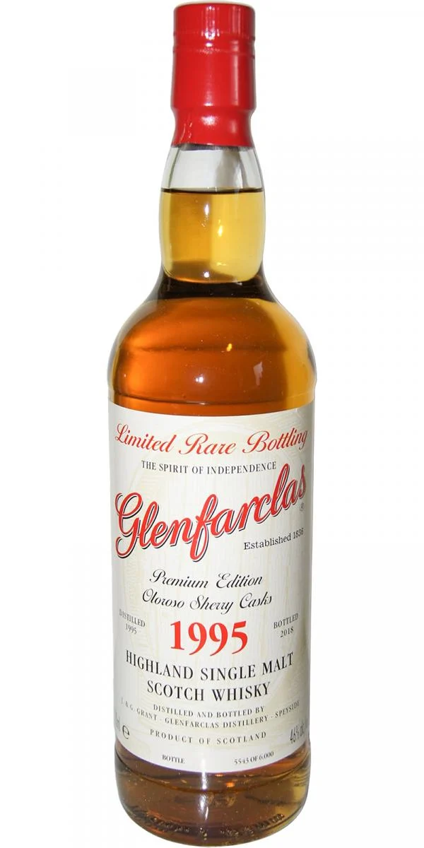 Glenfarclas 1995 Limited Rare Bottling 2018 Release Single Malt Scotch Whisky | 700ML - Whiskey