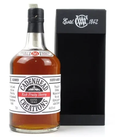 Rich Fruity Sherry 36 Year Old Cadenhead Creations Blended Scotch Whisky | 700ML - Whiskey