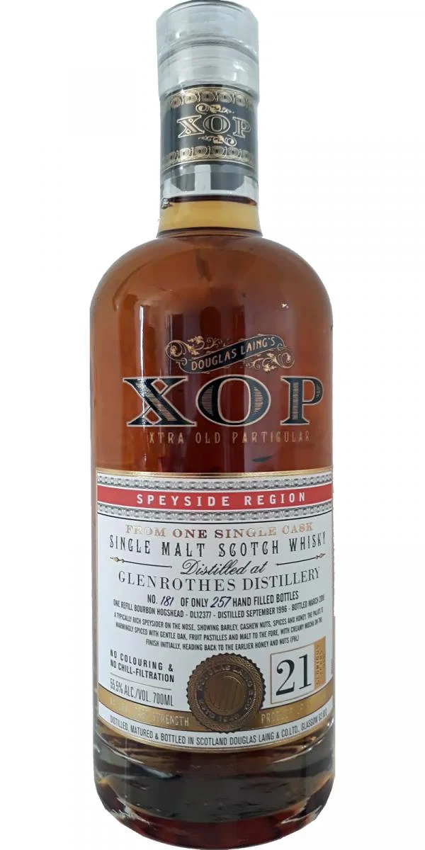 Glenrothes 1996 DL XOP - Xtra Old Particular (Cask #DL 12377) 21 Year Old 2018 Release Single Malt Scotch Whisky | 700ML