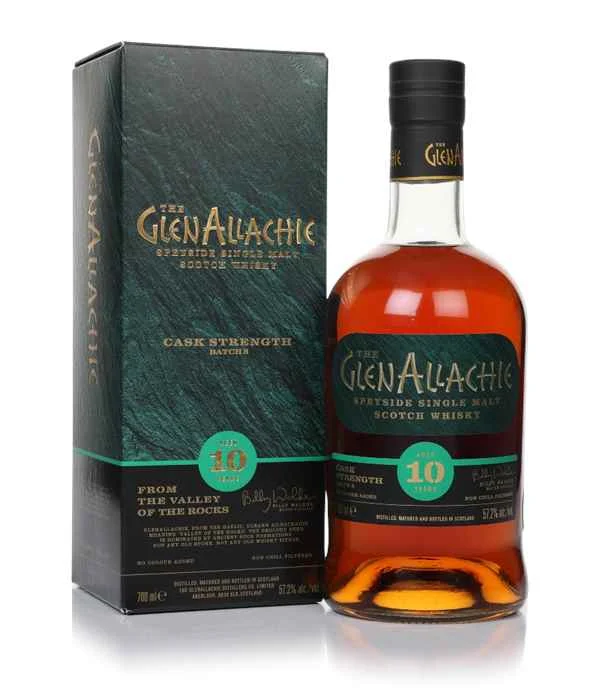 GlenAllachie 10 Year Old Cask Strength (Batch 8) | 700ML - Whiskey