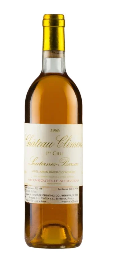 1986 | Château Climens | Barsac - Wine