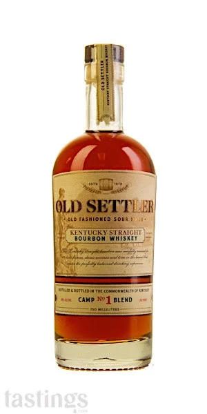 Old Settler Old Fashioned Sour Mash Kentucky Straight Camp no 1 Blend - Whiskey