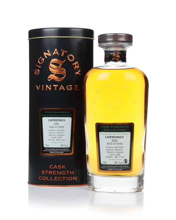 Caperdonich 20 Year Old 2000 (cask 29498) - Cask Strength Collection (Signatory) | 700ML