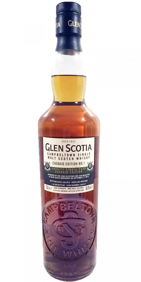 Glen Scotia 2005 CaskAid Edition No. 1 2019 Release (Cask #17/413-7) Single Malt Scotch Whisky | 700ML
