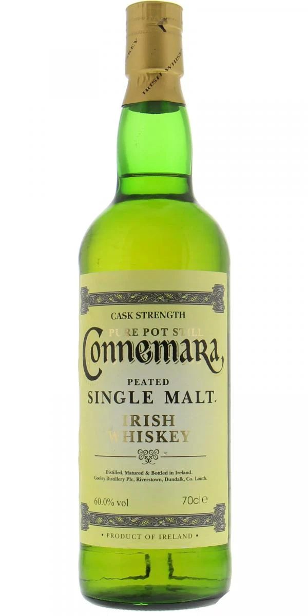 Connemara Cask Strength Pure Pot Still Peated Irish Whiskey