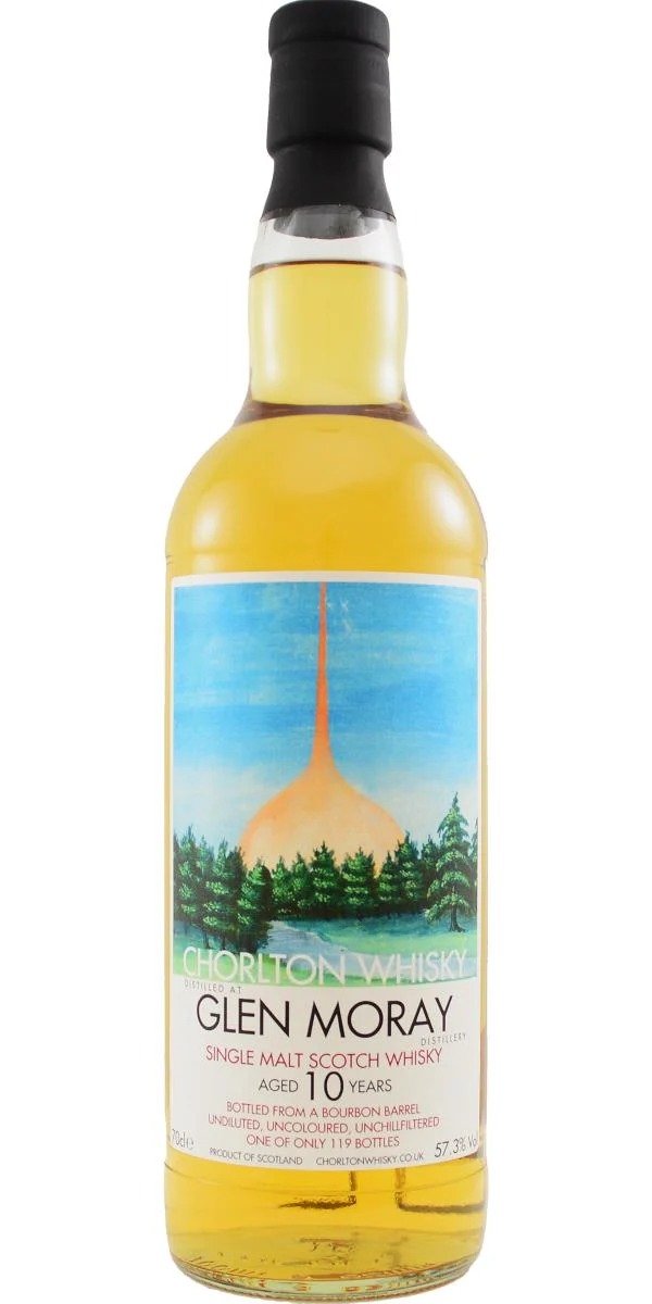 Glen Moray Chorlton Whisky 10 años Lanzamiento 2019 Whisky escocés de malta única | 700ML - Whiskey