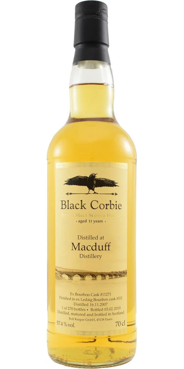 Macduff 2007 (Rolf Kaspar GmbH) 11 años Lanzamiento en 2019 (Barrica n.° 311) Whisky escocés de malta única | 700ML - Whiskey