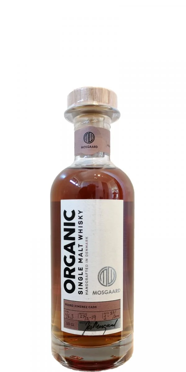 Mosgaard Organic - Pedro Ximenez Cask (Batch 1) 3 Year Old 2019 Release Single Malt Whisky | 500ML