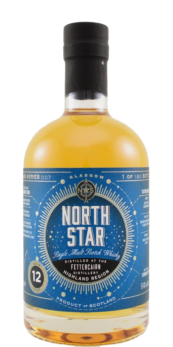 Fettercairn 2006 (North Star Spirits) Cask Series 007 12 Year Old 2019 Release Single Malt Scotch Whisky | 700ML - Whiskey