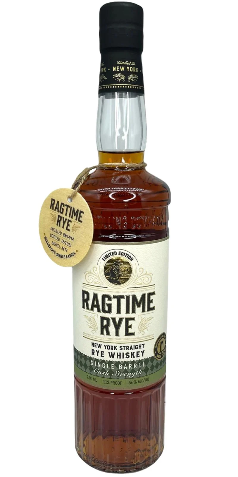 Ragtime Rye Single Barrel 112 Proof - Whiskey