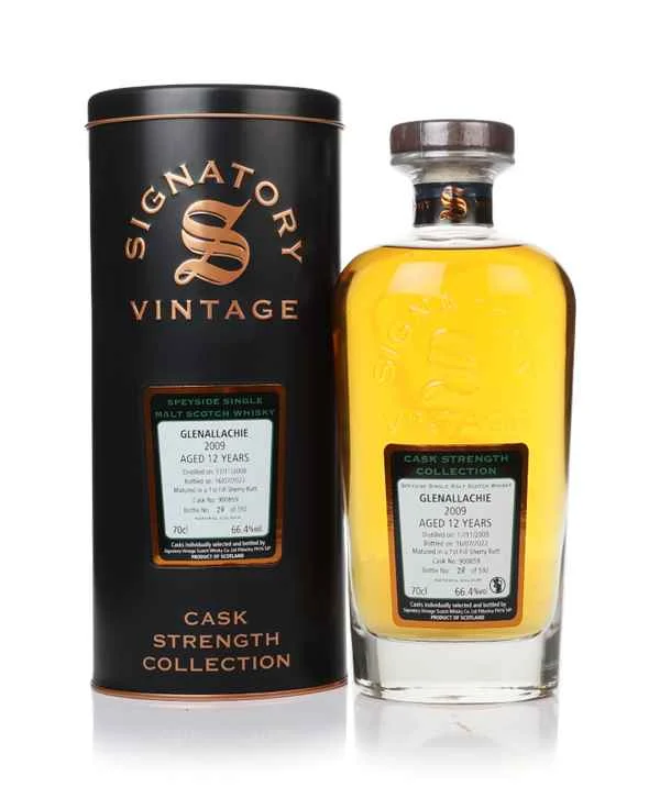 GlenAllachie 12 Year Old 2009 (cask 900859) - Cask Strength Collection (Signatory) | 700ML