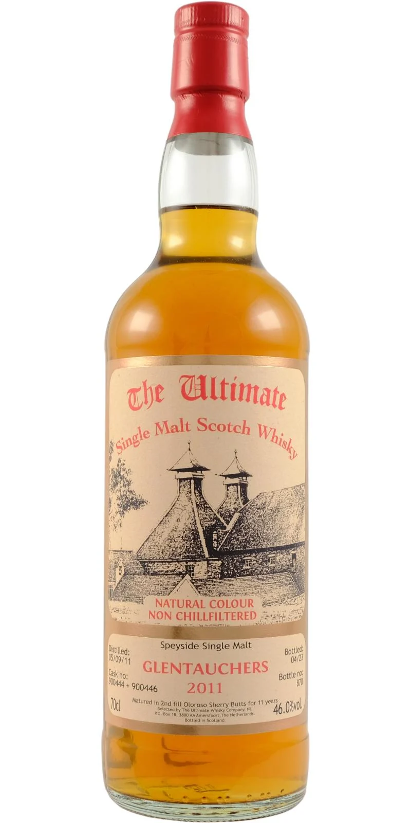 The Ultimate Glentauchers 11 años (D.2011, B.2023) Whisky escocés de malta única | 700ML