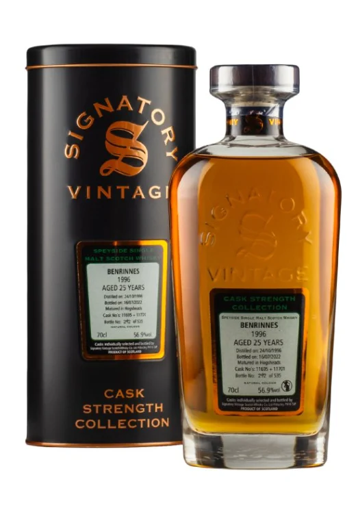 Benrinnes 26 Year Old Cask Strength Collection Signatory 1996 Single Malt Scotch Whisky | 700ML - Whiskey