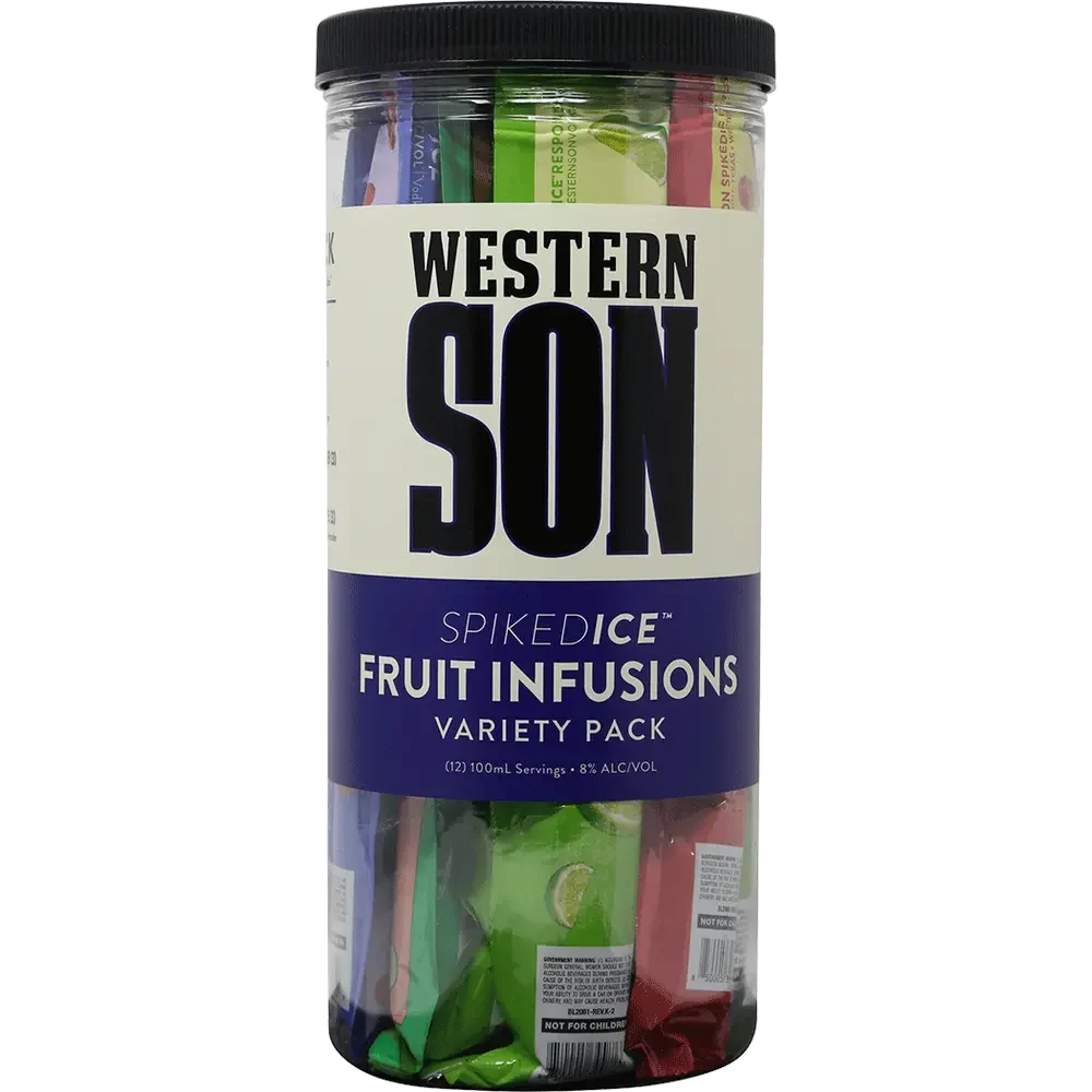 Western Son Spiked Ice Fruit Infusions | 12x100ML - Vodka