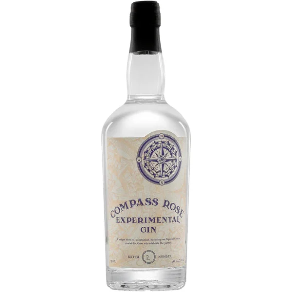 Black Button Compass Rose Gin
