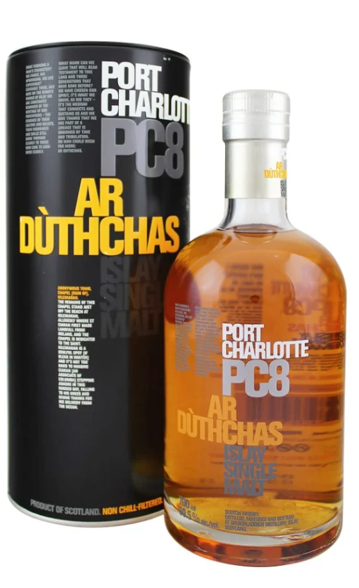Port Charlotte PC8 Single Malt Scotch Whisky | 700ML - Whiskey