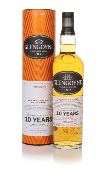 Glengoyne 10 Year Old Pre 2020 Single Malt Scotch Whisky | 700ML - Whiskey