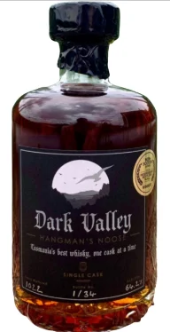 Whisky de pura malta Dark Valley Hangman's Noose DVW Single Cask | 500ML - Whiskey