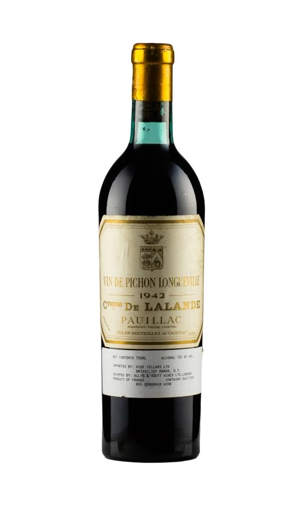 1942 | Château Pichon Longueville Comtesse de Lalande | Pauillac - Wine
