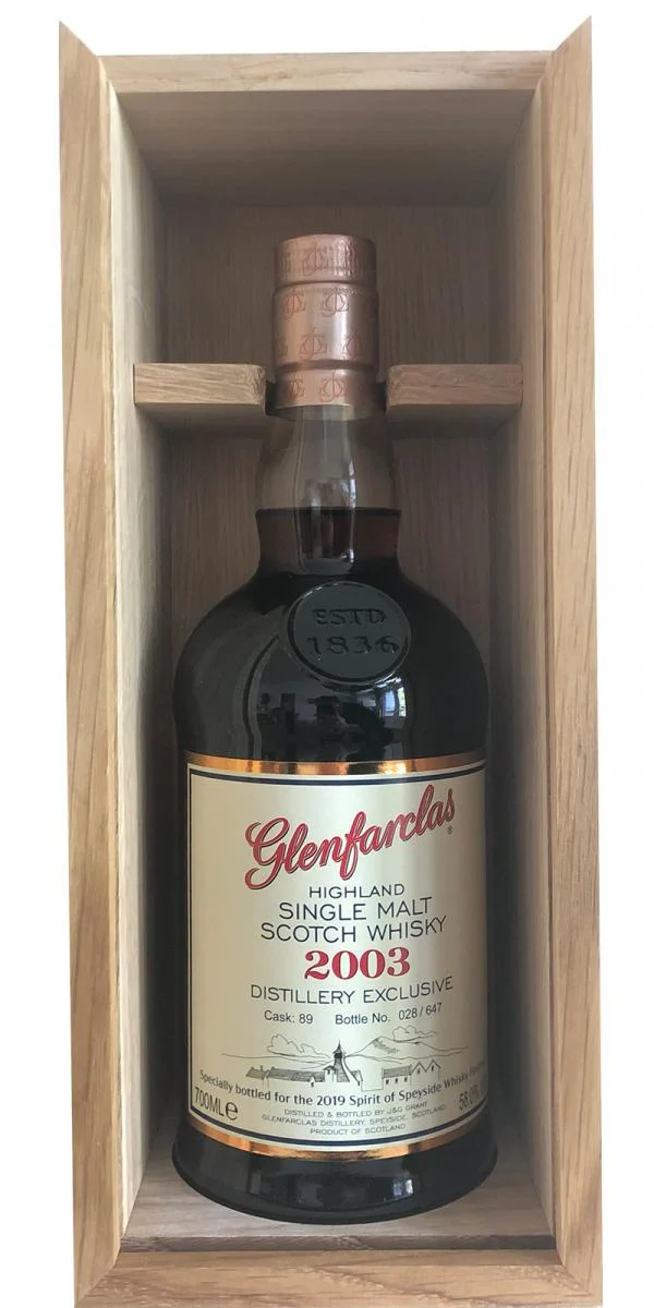 Glenfarclas 2003 Distillery Exclusive 2019 Release (Cask #89) Single Malt Scotch Whisky | 700ML - Whiskey