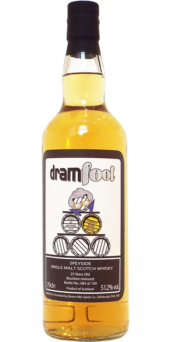 Speyside (Dramfool) 25 Year Old 2019 Release Single Malt Scotch Whisky | 700ML - Whiskey