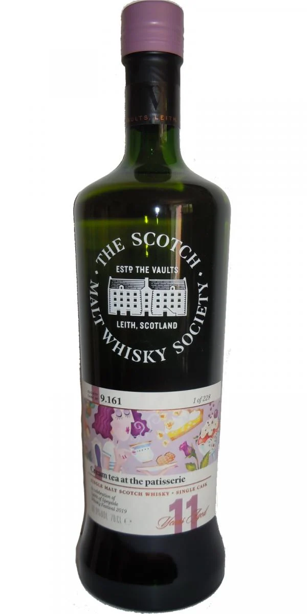 Glen Grant 2007 (The Scotch Malt Whisky Society) 9.161 Cream tea at the patisserie 11 Year Old 2019 Release (Cask #9.161) Single Malt Scotch Whisky | 700ML - Whiskey