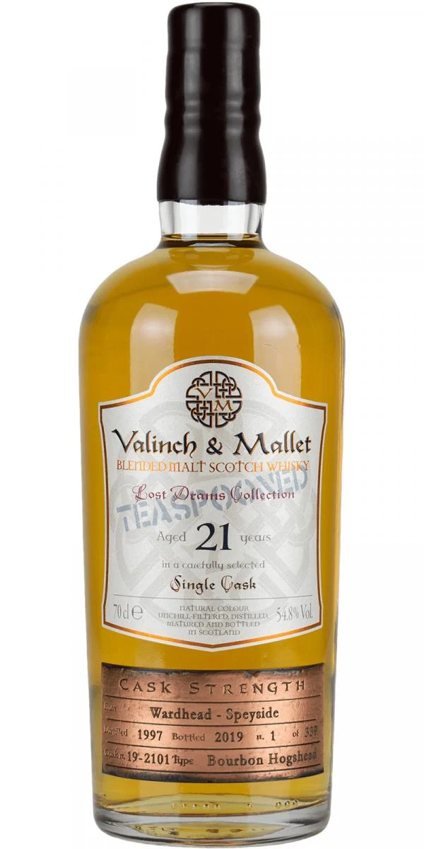 Wardhead 1997 (Valinch & Mallet) Lost Drams Collection 21 Year Old 2019 Release (Cask #19-2101) Blended Malt Scotch Whisky | 700ML