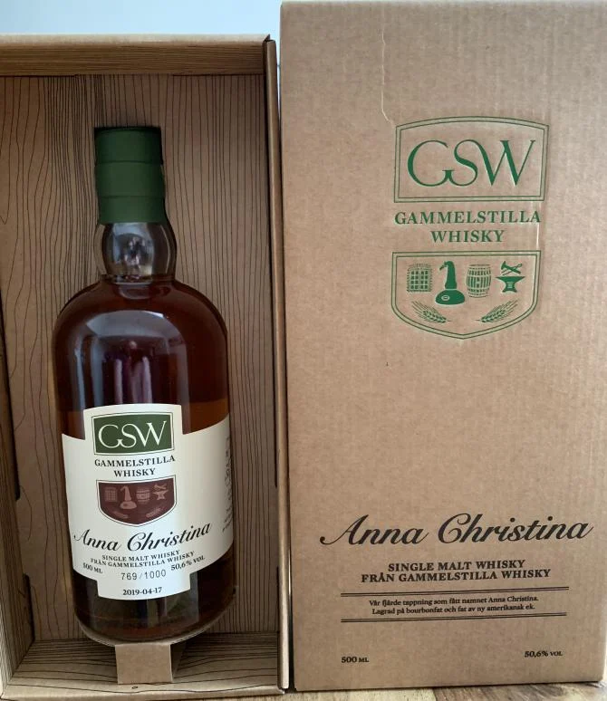 Gammelstilla Anna Christina 2019 Release Single Malt Whisky | 500ML - Whiskey