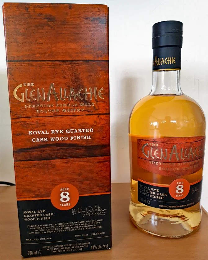 Glenallachie Wood Finish Series 8 Year Old 2019 Release Single Malt Scotch Whisky | 700ML - Whiskey