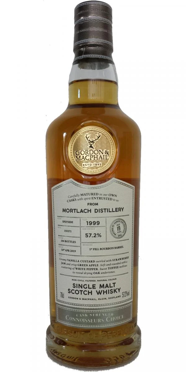 Mortlach 1999 (Gordon & MacPhail) Connoisseurs Choice - Cask Strength 19 Year Old 2019 Release (Cask #11667) Single Malt Scotch Whisky | 700ML