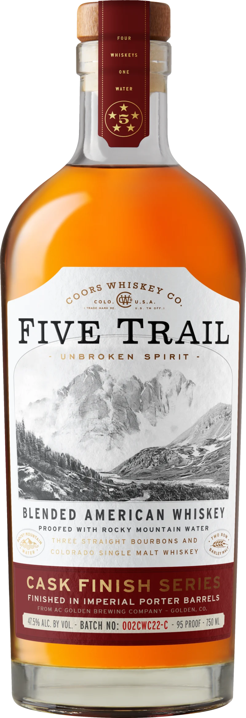 Five Trail Blended American Whiskey Cask Finish Series