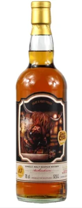 Auchinderom 13 Year Old Crazy Coos Collection 4 Peated Sauternes Cask #CM4 Single Malt Scotch Whisky | 700ML - Whiskey