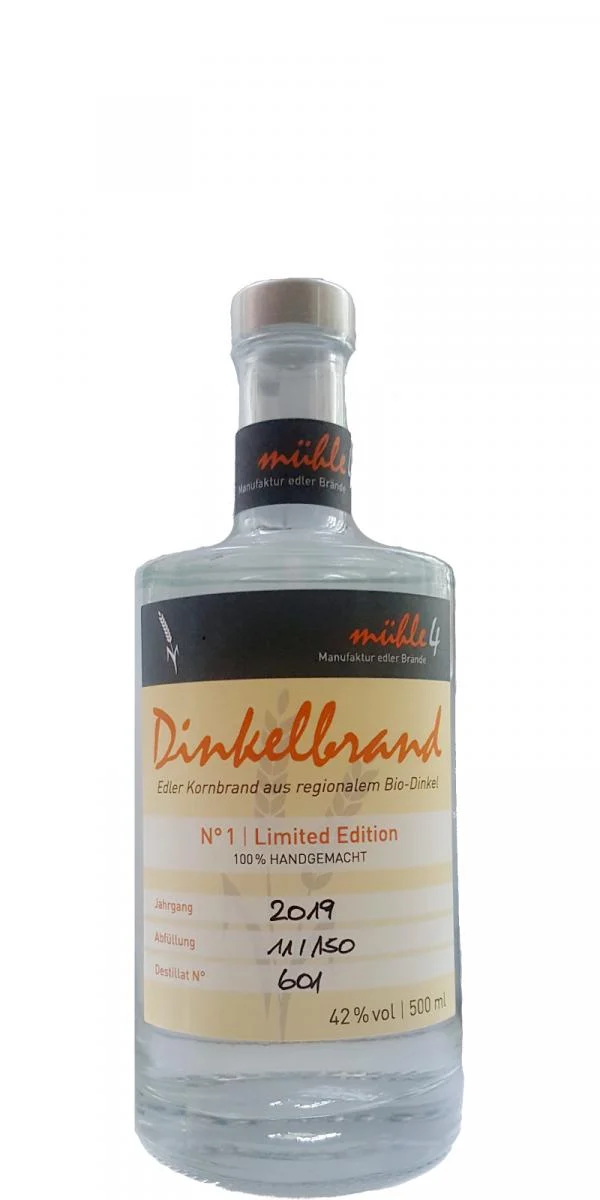 Dinkelbrand 2019 N° 1 - Limited Edition 2019 Release Spirit Whisky | 500ML
