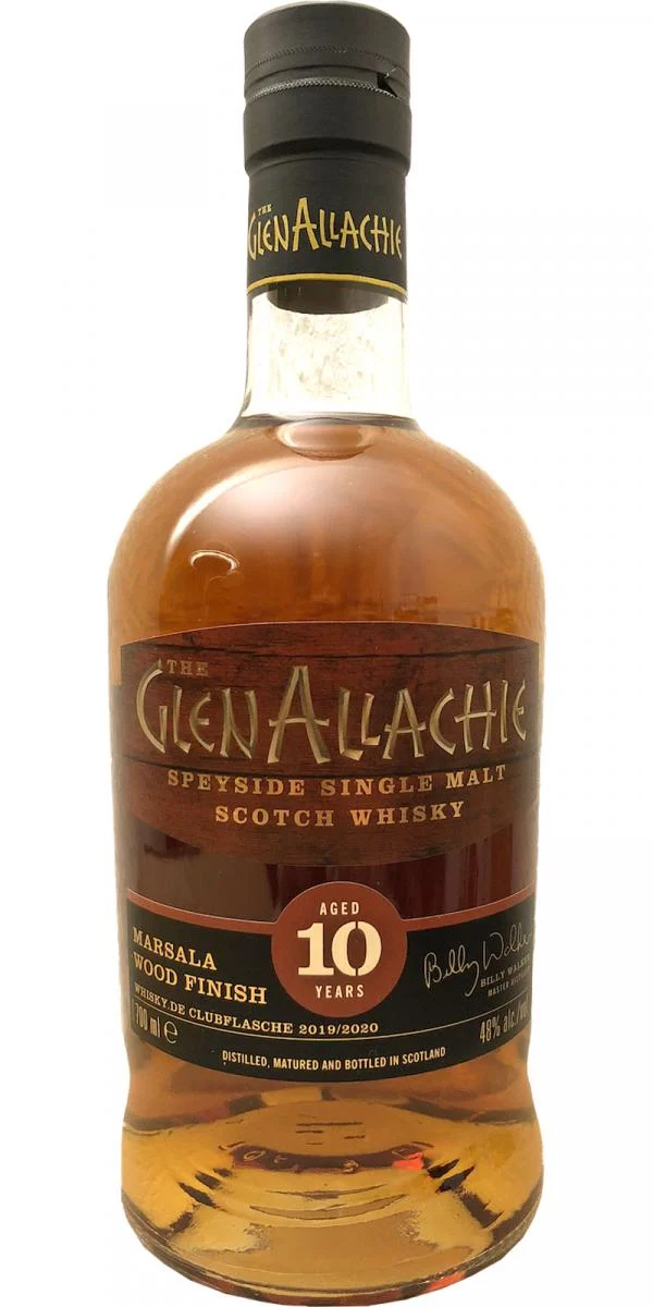 Glenallachie Wood Finish Series - Marsala 10 Year Old 2019 Release Single Malt Scotch Whisky | 700ML