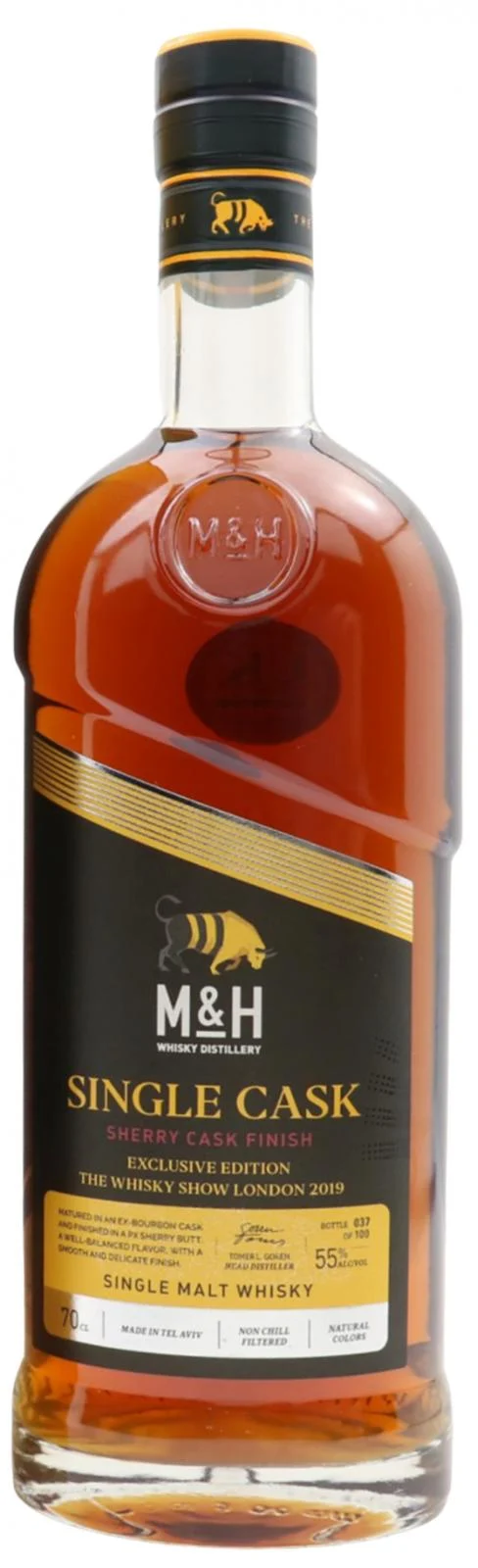 M&H The Whisky Show London 2019 Edición exclusiva Lanzamiento 2019 Whisky de malta única | 700ML