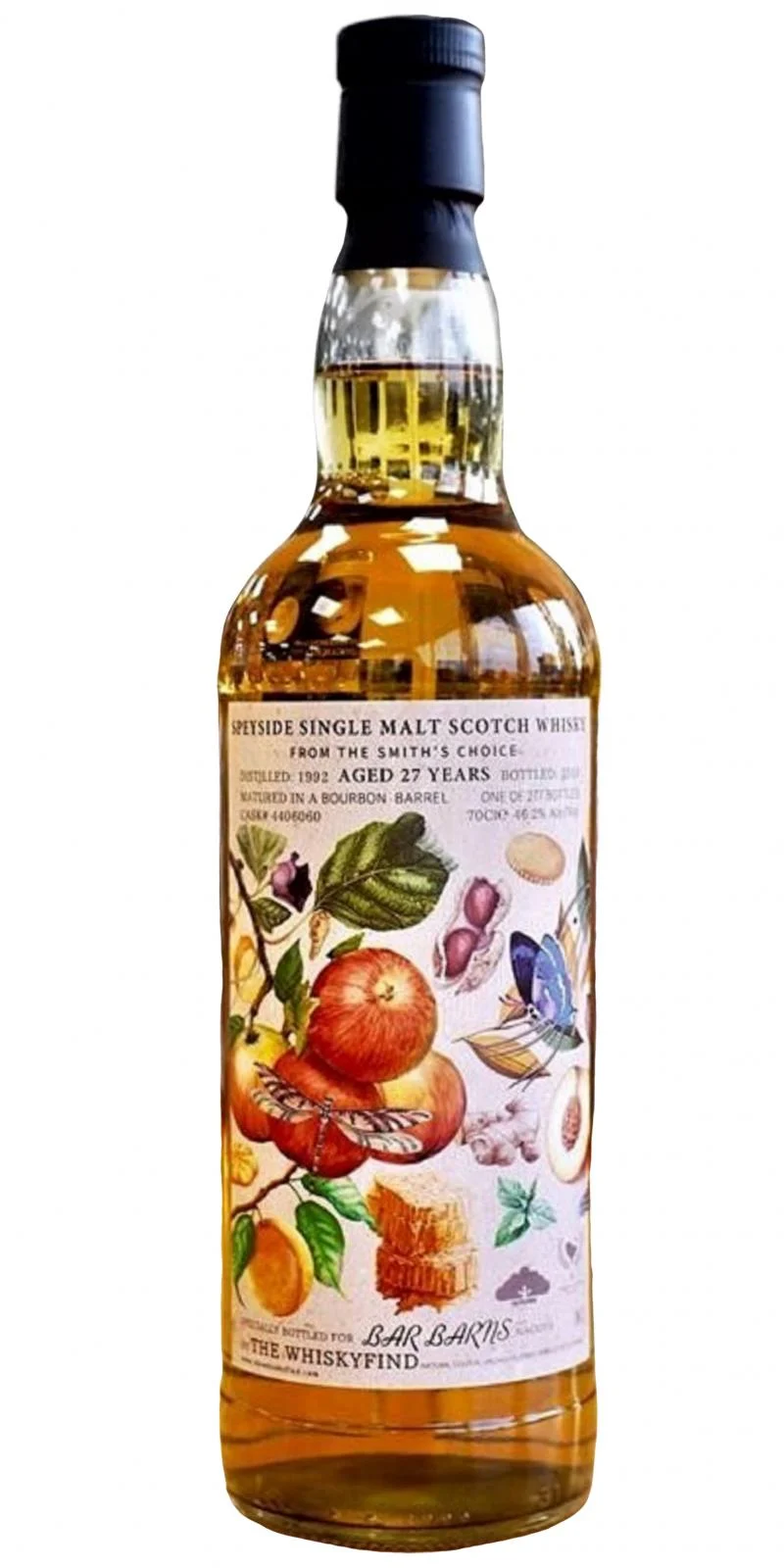 Speyside Single Malt Scotch Whisky 1992 (The Whiskyfind) Bar Talk 27 Year Old 2019 Release (Cask #4406060) Single Malt Scotch Whisky | 700ML - Whiskey