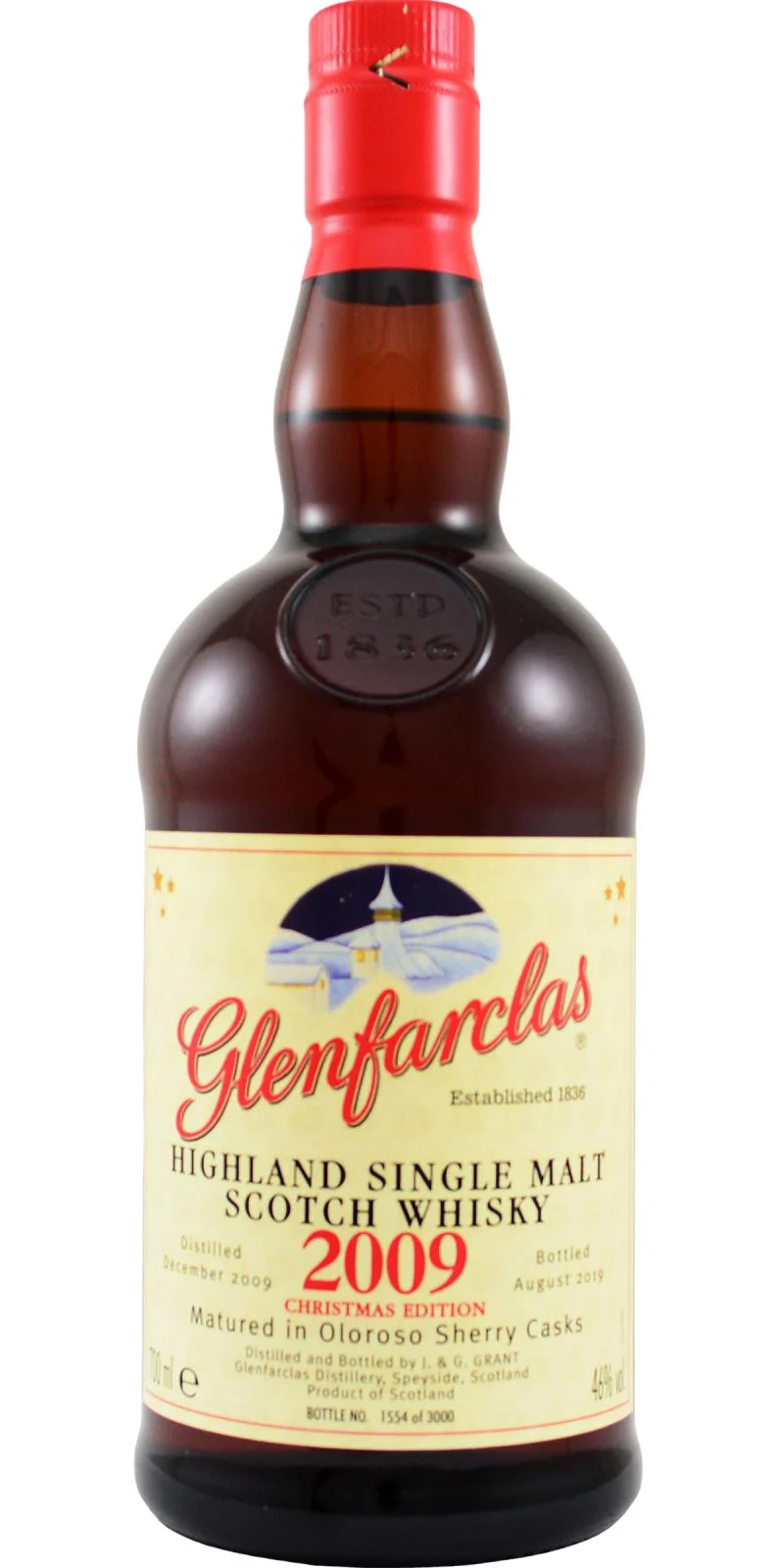 Glenfarclas 2009 Christmas Edition 9 Year Old 2019 Release Single Malt Scotch Whisky | 700ML - Whiskey