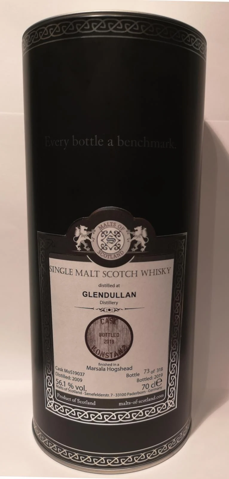 Glendullan 2009 (Malts of Scotland) 2019 Release (Cask #MoS 19037) Single Malt Scotch Whisky | 700ML - Whiskey