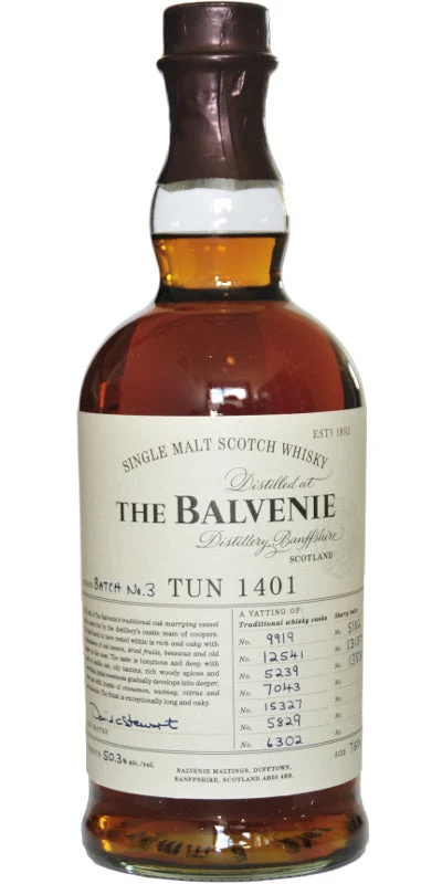 Balvenie Tun 1401 Batch #3 Single Malt Scotch Whisky