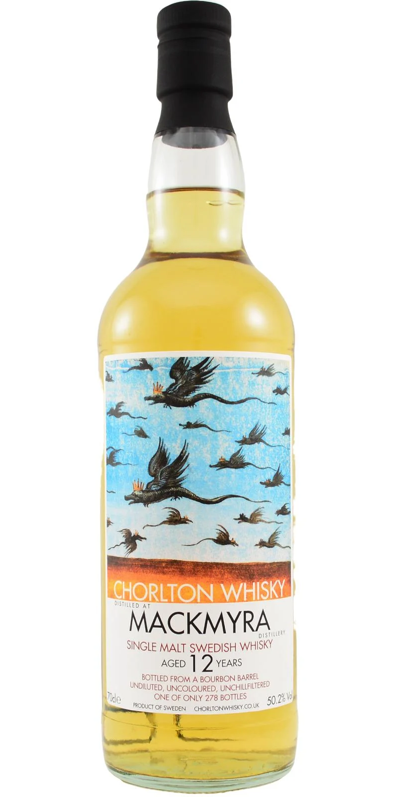 Mackmyra Chorlton Whisky 12 Year Old 2019 Release Single Malt Whisky | 700ML - Whiskey