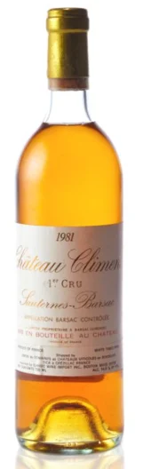 1981 | Château Climens | Sauternes - Barsac