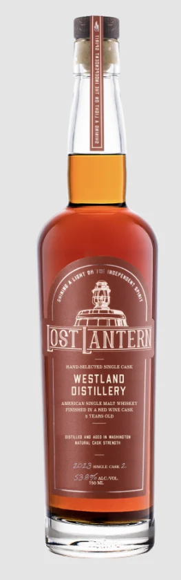 Lost Lantern 2023: Westland Distillery American Single Malt Finished in a Red Wine Cask - Whiskey