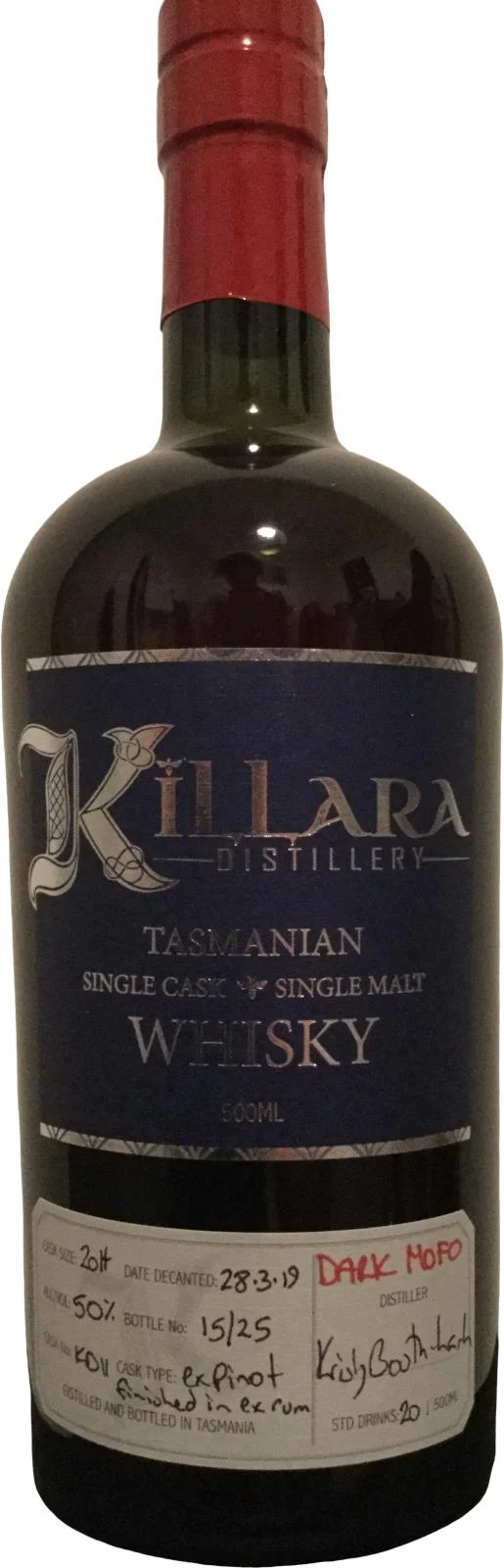 Killara Dark Mofo (Cask #11) 2019 Release Single Malt Whisky | 500ML - Whiskey