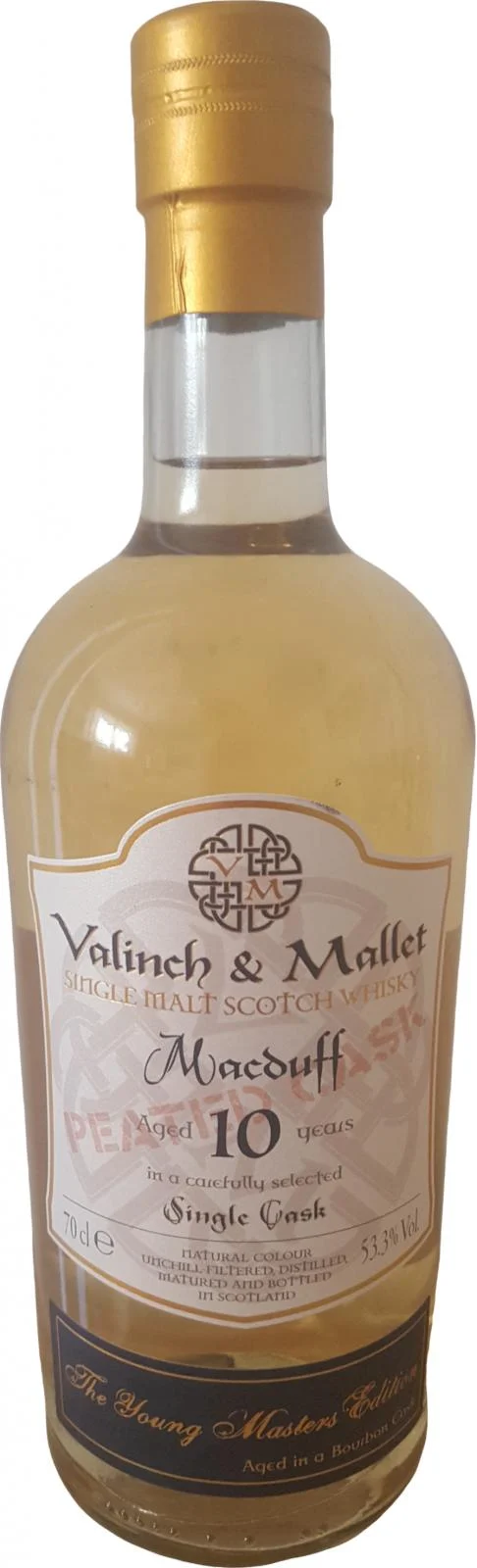 Macduff 2009 (Valinch & Mallet) The Young Masters Edition (Cask #20-1002) 10 Year Old 2019 Release Single Malt Scotch Whisky | 700ML