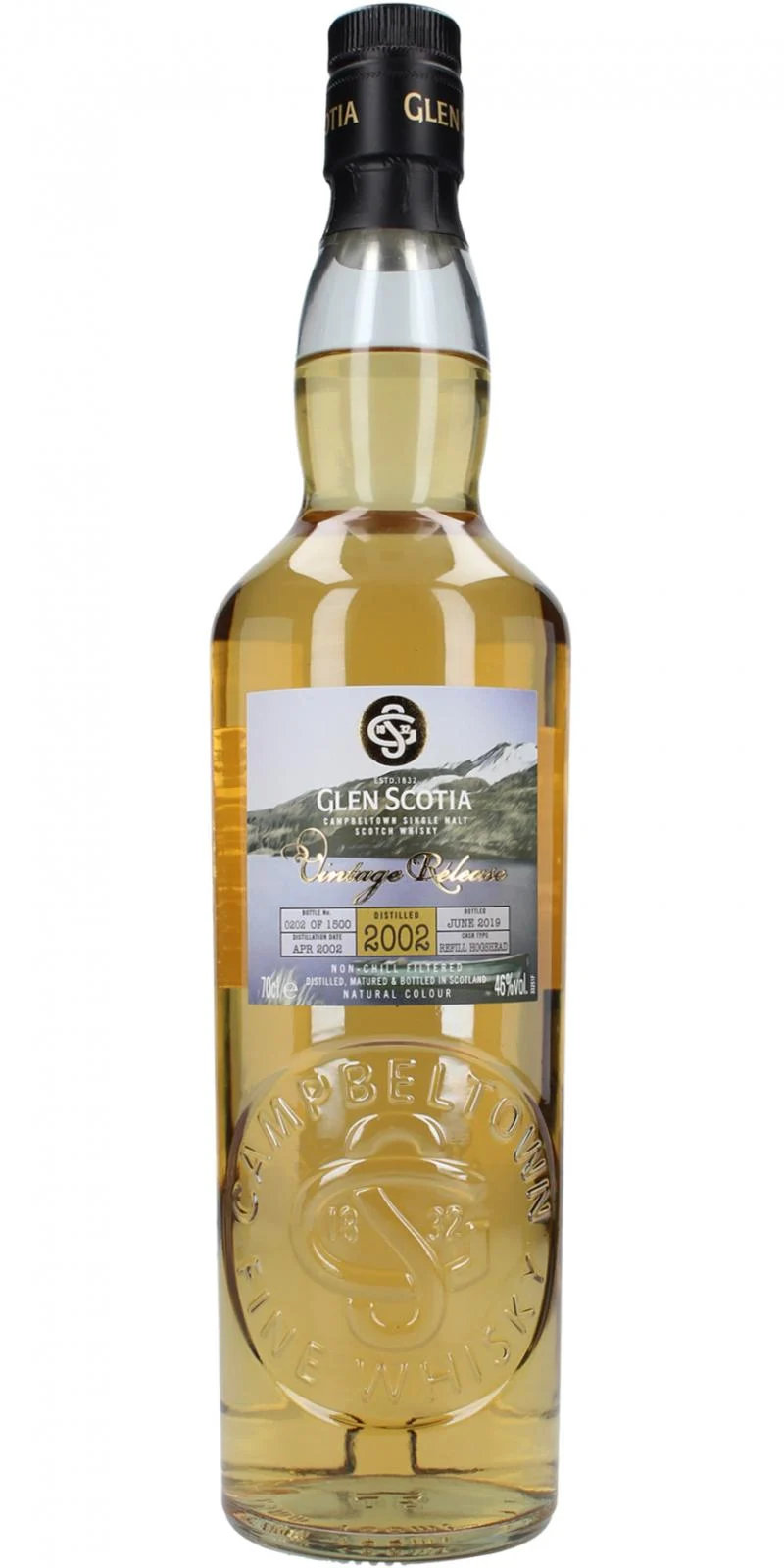 Glen Scotia 2002 Vintage Release No. 2 2019 Release Single Malt Scotch Whisky | 700ML
